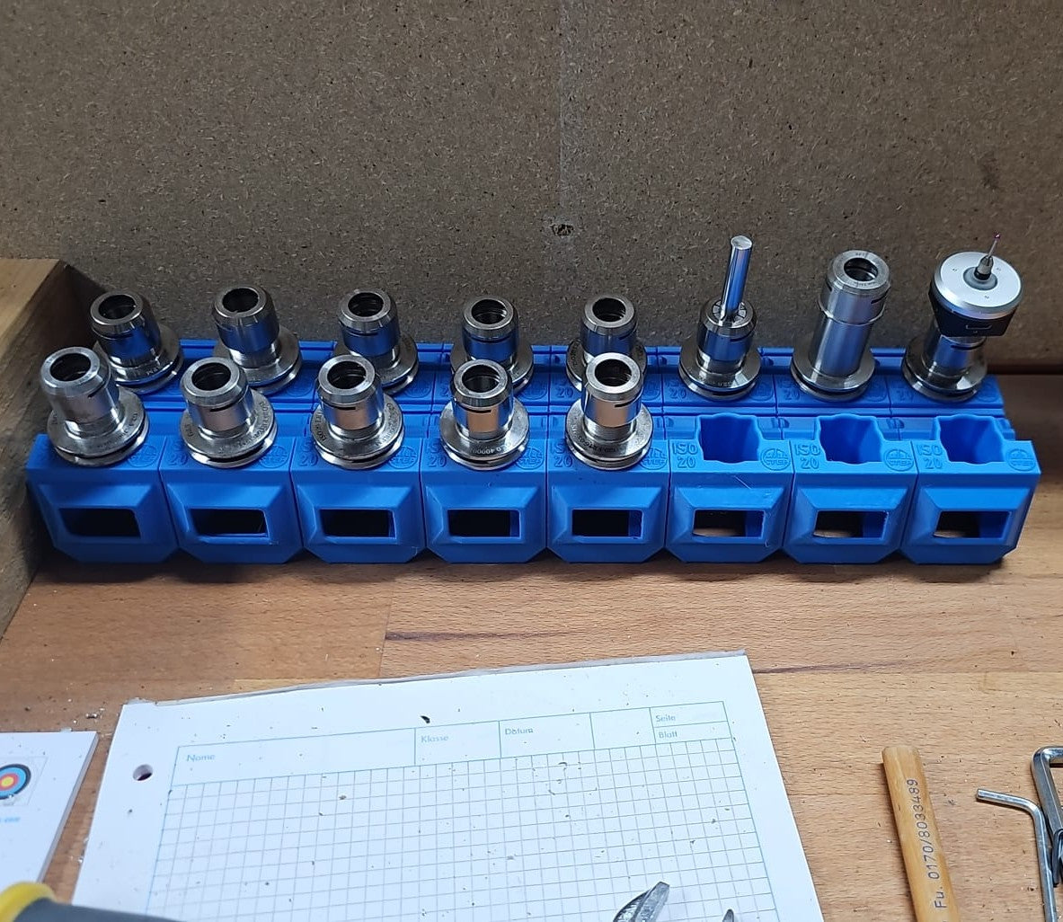 16 Stück HSK25 MillCube - Modulares Werkzeugaufnahme-System